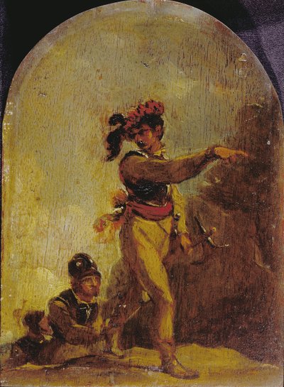 Soldiers by Sir Peter Francis Bourgeois